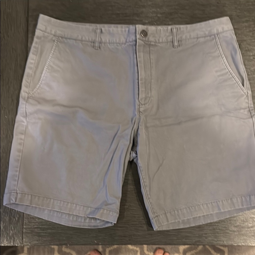 Bonobos Light Gray Flat Front Shorts